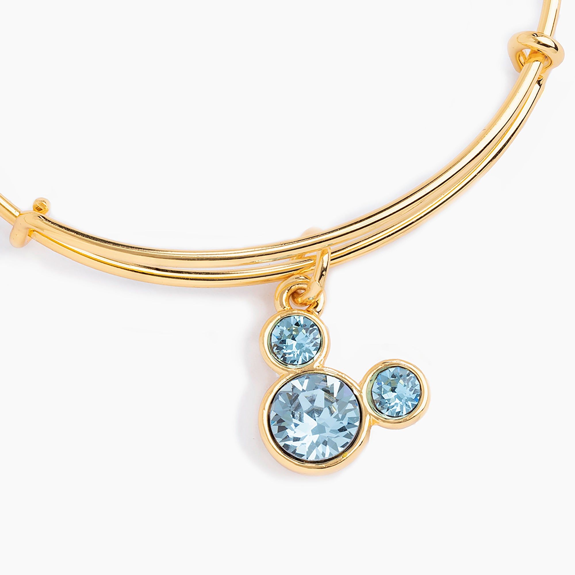 Disney® Mickey Mouse Charm Bangle, March Birthstone sold by Alex and Ani product image thumbnail 2