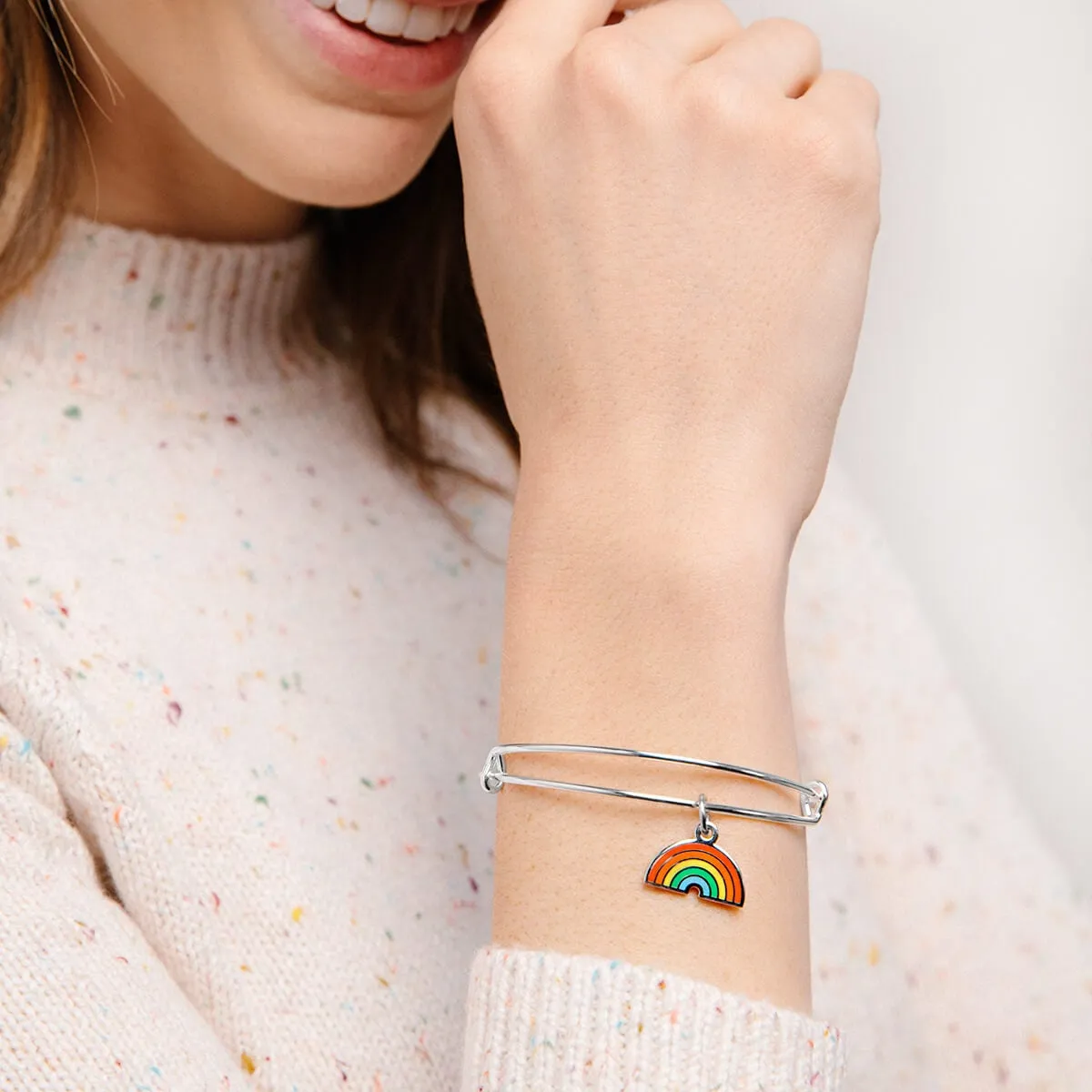 Rainbow Charm Bangle sold by Alex and Ani product image thumbnail 2