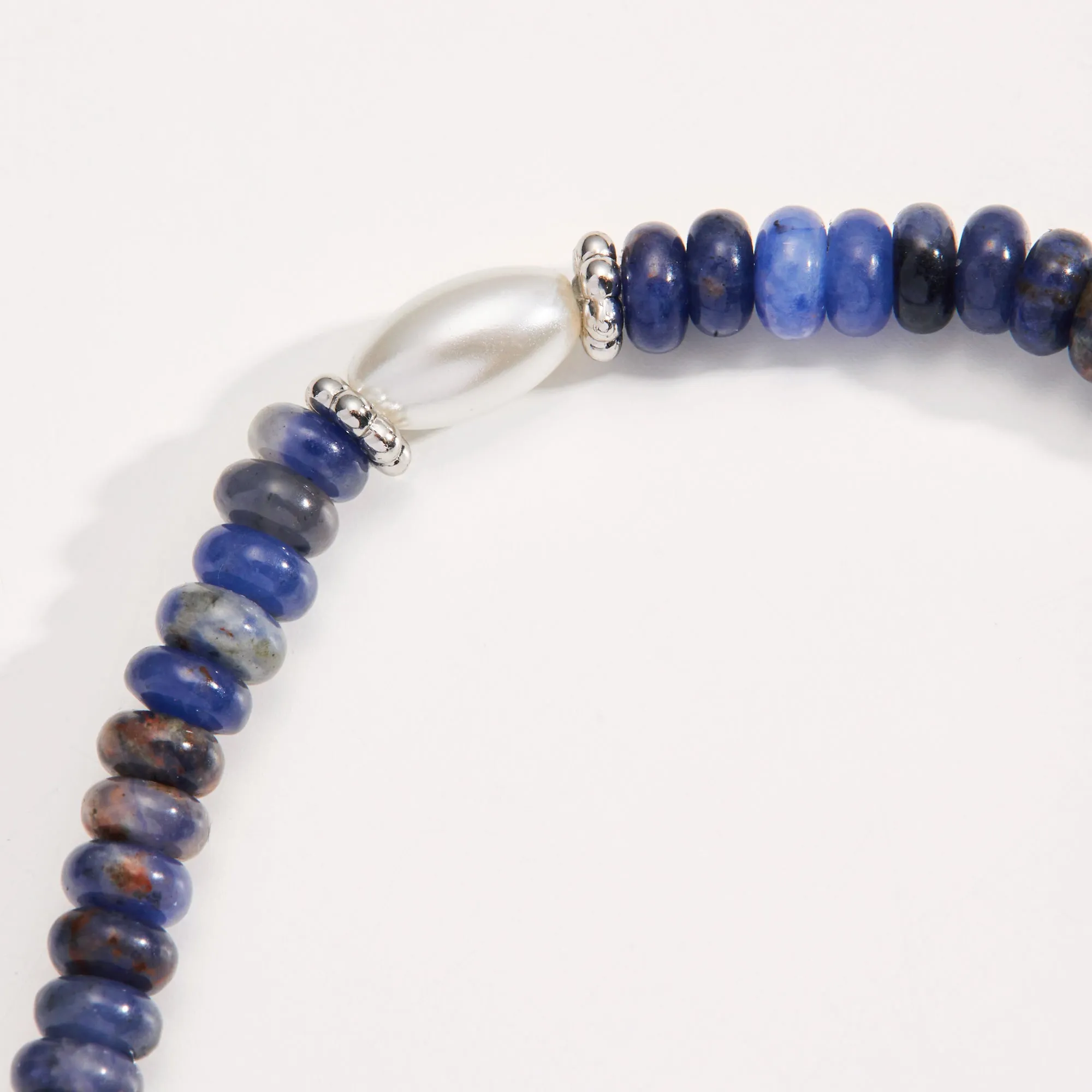 Sodalite and Pearl Stretch Bracelet sold by Alex and Ani product image thumbnail 4