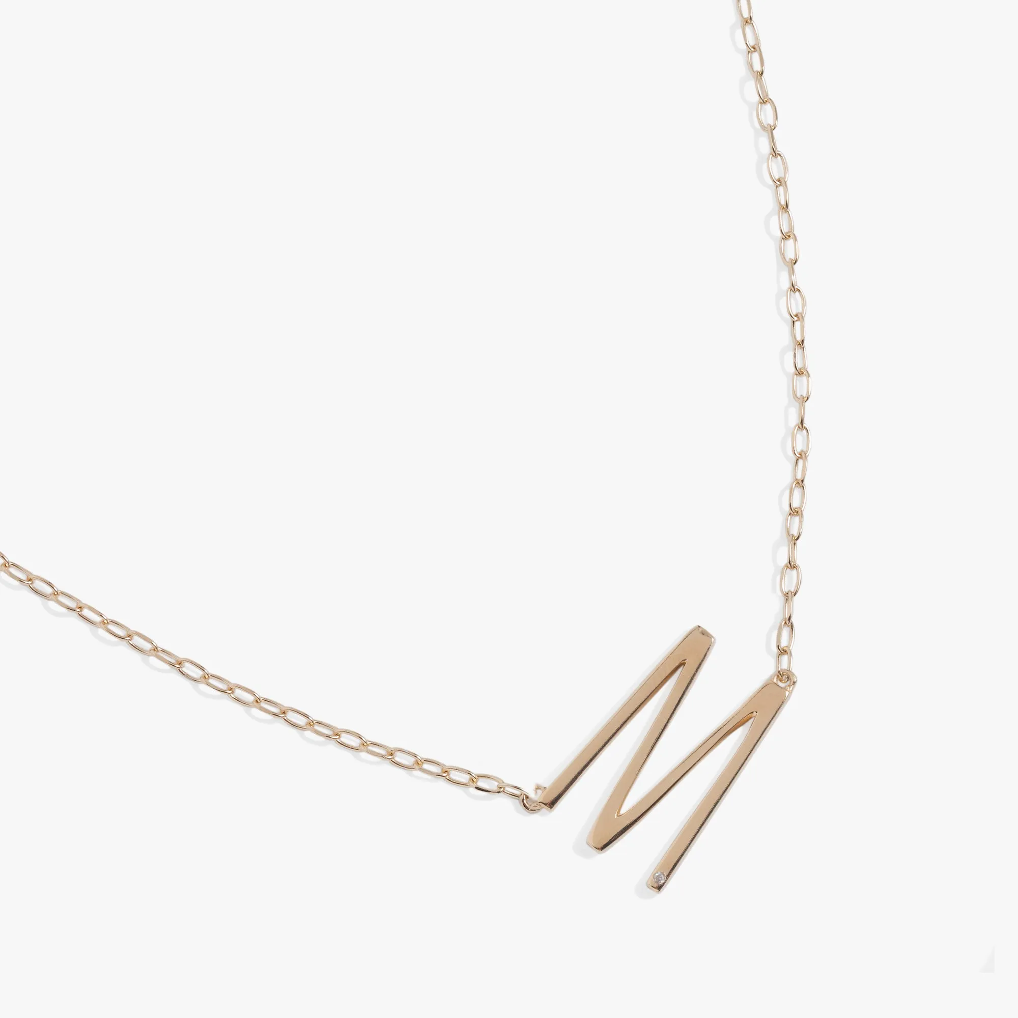 Initial M Precious Elongated Necklace sold by Alex and Ani product image thumbnail 3