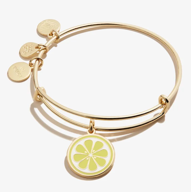Zest for Life Lemon Charm Bangle sold by Alex and Ani