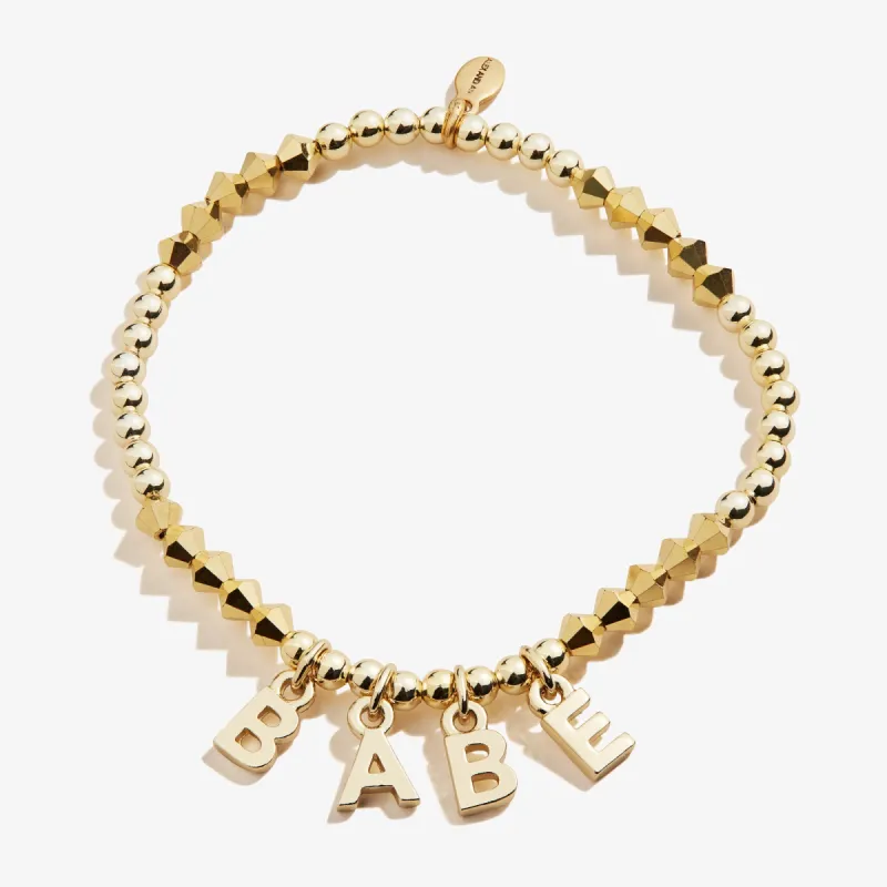 'Babe' Beaded Stretch Bracelet sold by Alex and Ani