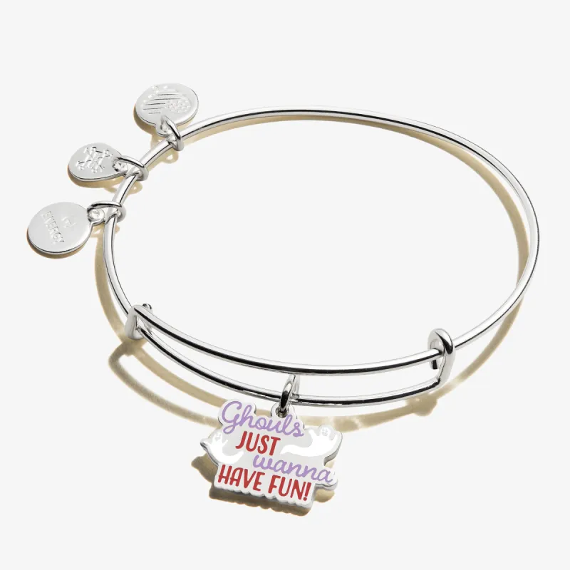 'Ghouls Just Wanna Have Fun' Charm Bangle sold by Alex and Ani