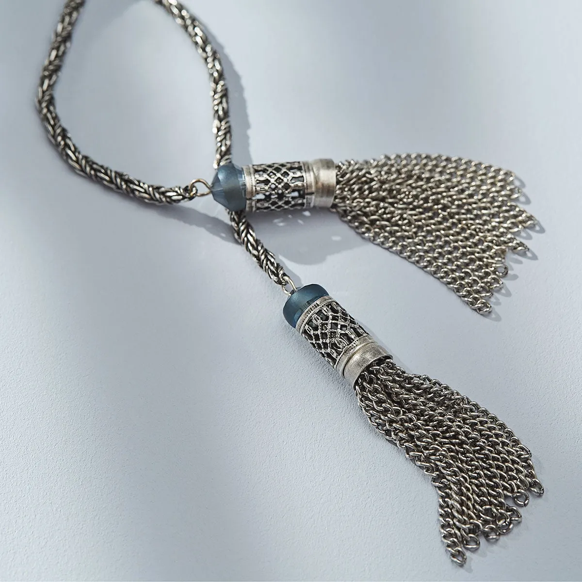 Twisted Rope Tassel Wrap Necklace sold by Alex and Ani product image thumbnail 3