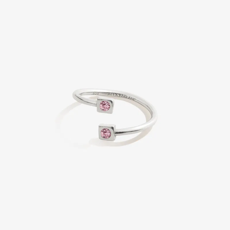October Birthstone Rose Ring Wrap sold by Alex and Ani