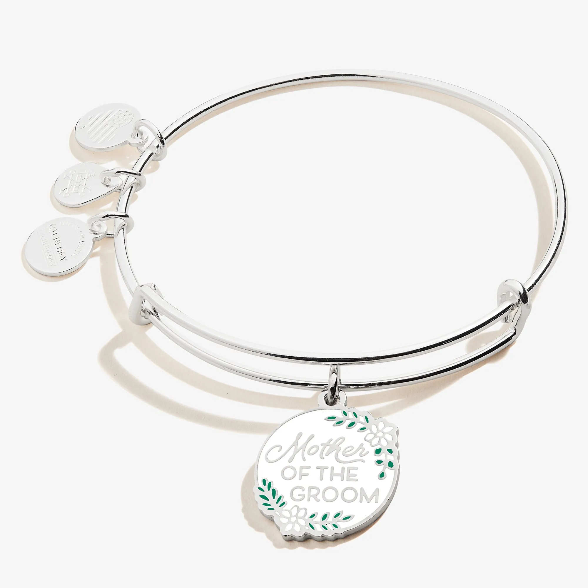 'Mother of the Groom' Charm Bangle sold by Alex and Ani