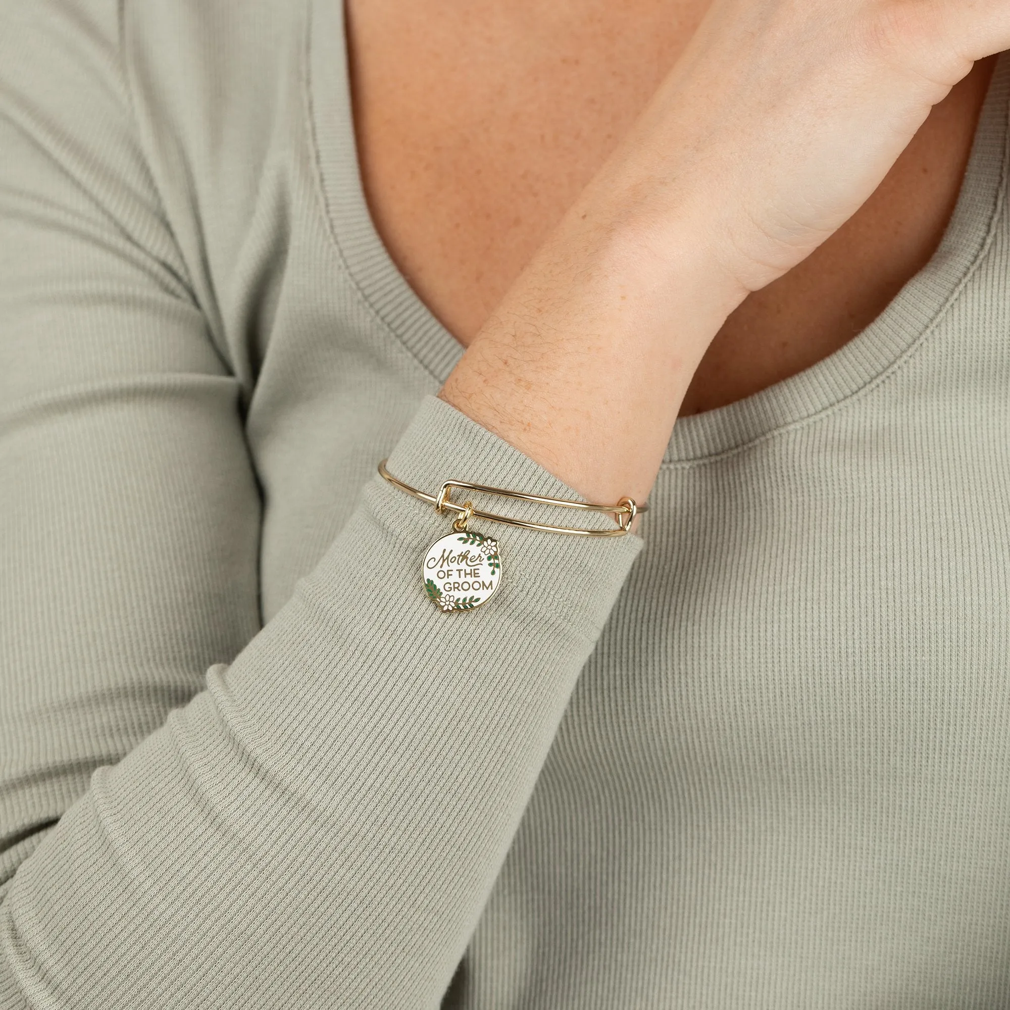 'Mother of the Groom' Charm Bangle sold by Alex and Ani product image thumbnail 4