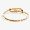 Motivation Lotus Charm Bangle sold by Alex and Ani