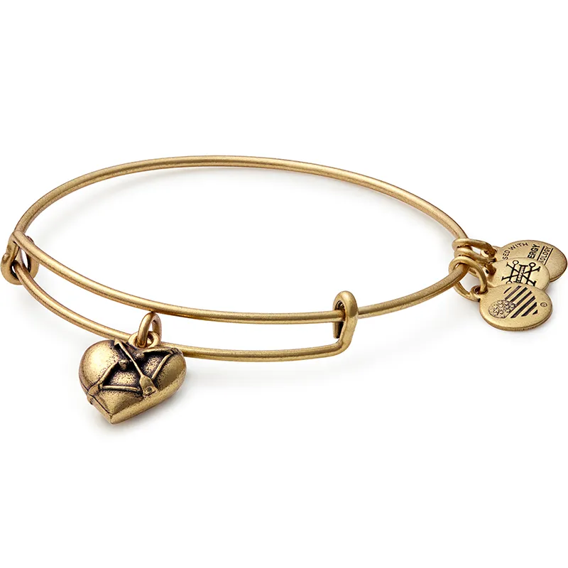 Cupid's Heart II Charm Bangle sold by Alex and Ani product image thumbnail 3