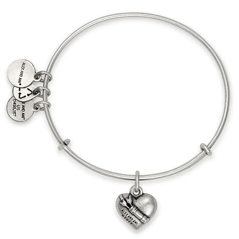 Cupid's Heart II Charm Bangle sold by Alex and Ani product image thumbnail 2