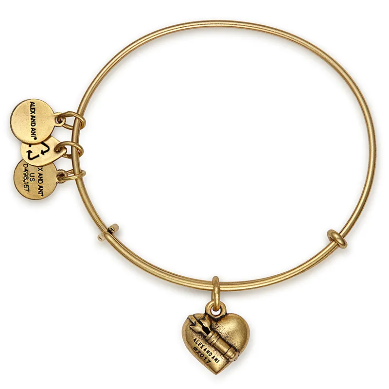 Cupid's Heart II Charm Bangle sold by Alex and Ani product image thumbnail 4