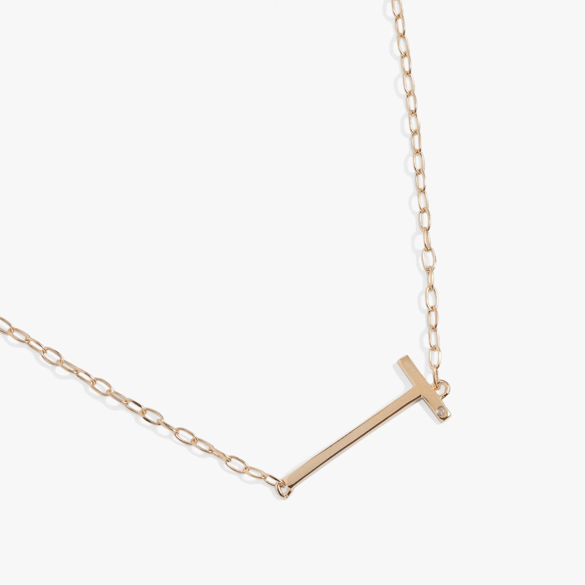 Initial T Precious Elongated Necklace sold by Alex and Ani product image thumbnail 3