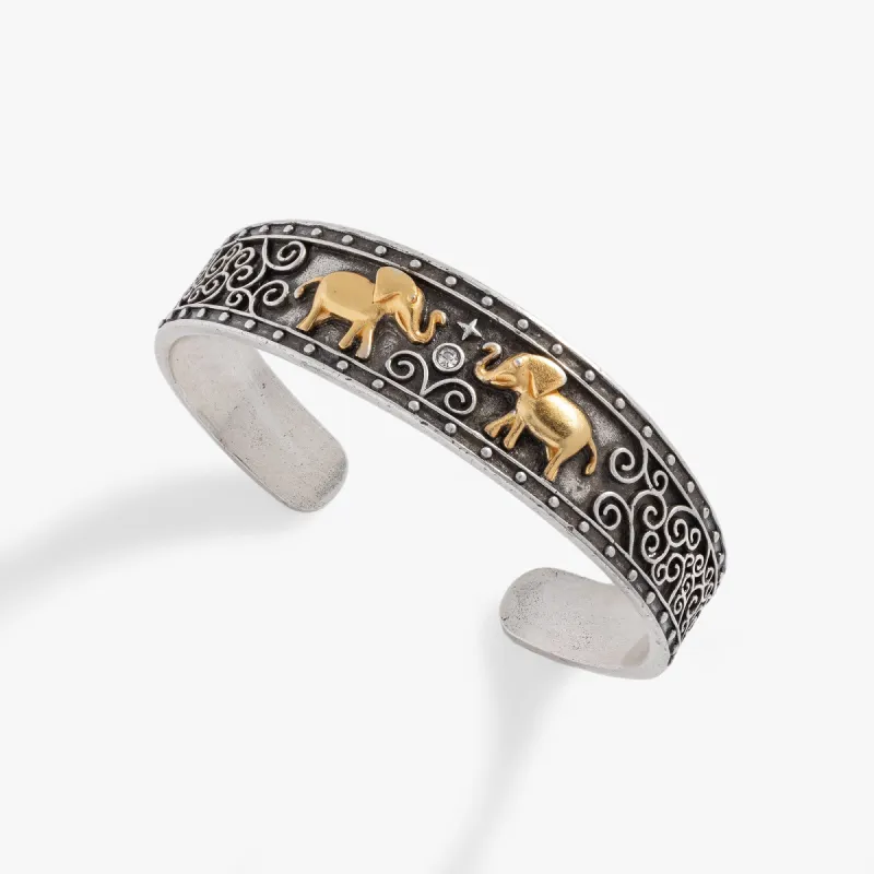 Elephant Cuff Bracelet sold by Alex and Ani