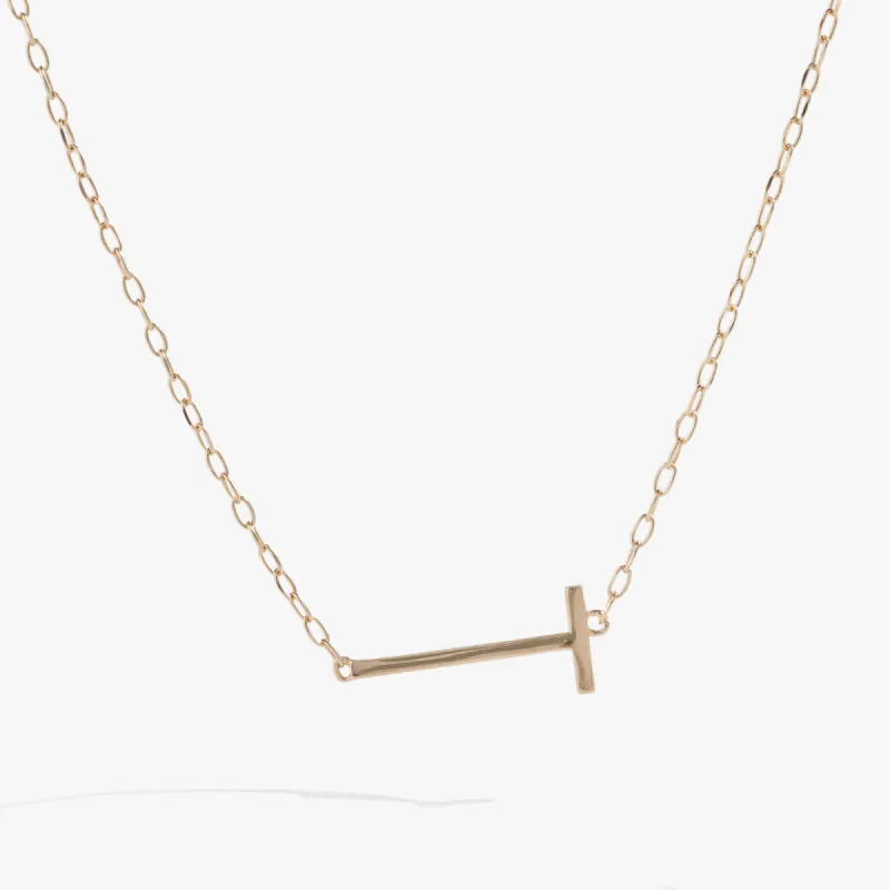 Initial T Precious Elongated Necklace sold by Alex and Ani