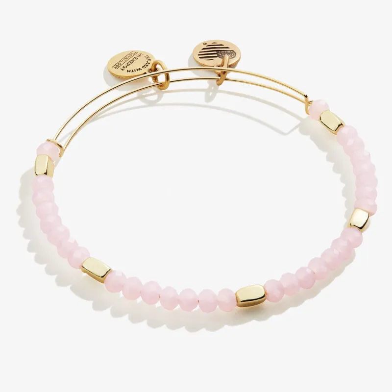 Soft Pink Beaded Bangle sold by Alex and Ani