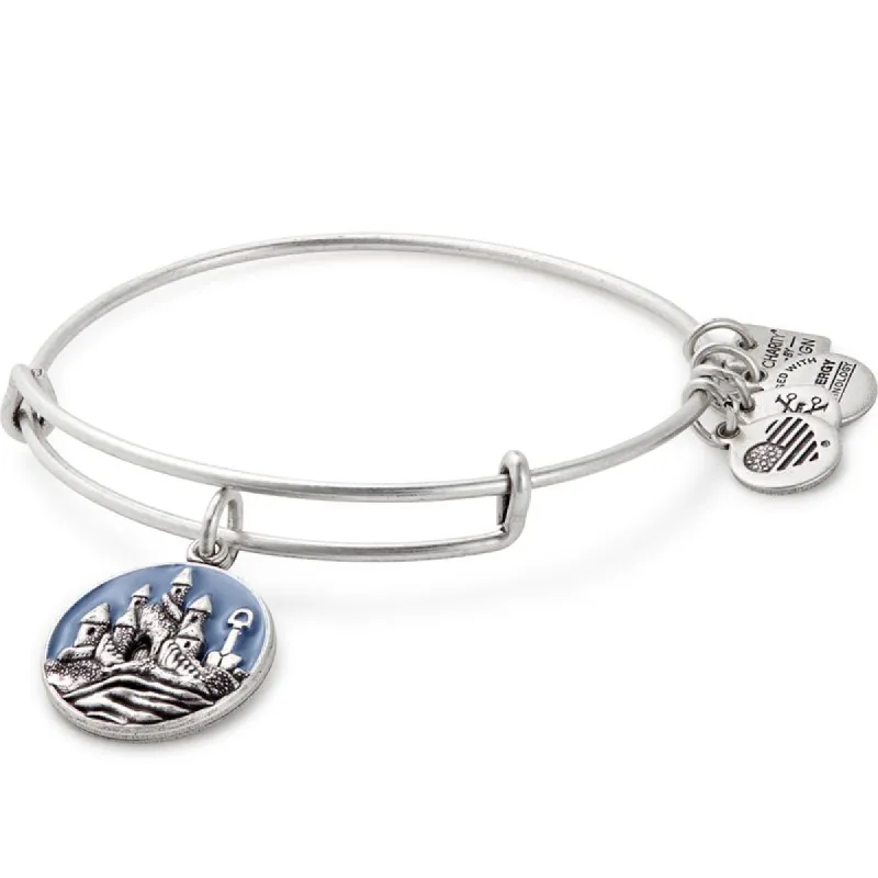 Sand Castle Charm Bangle sold by Alex and Ani