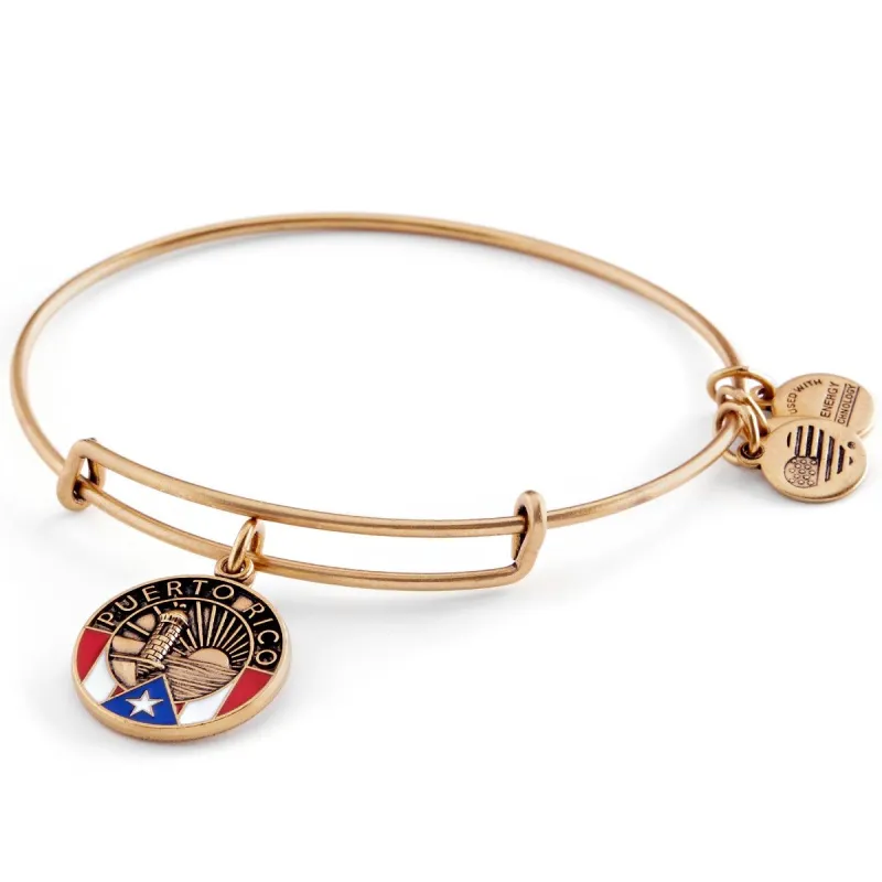 Puerto Rico Charm Bangle sold by Alex and Ani