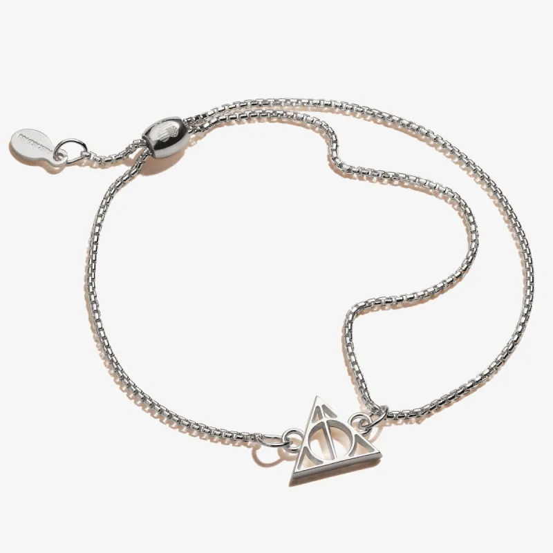 Harry Potter™ Deathly Hallows Pull Chain Bracelet sold by Alex and Ani