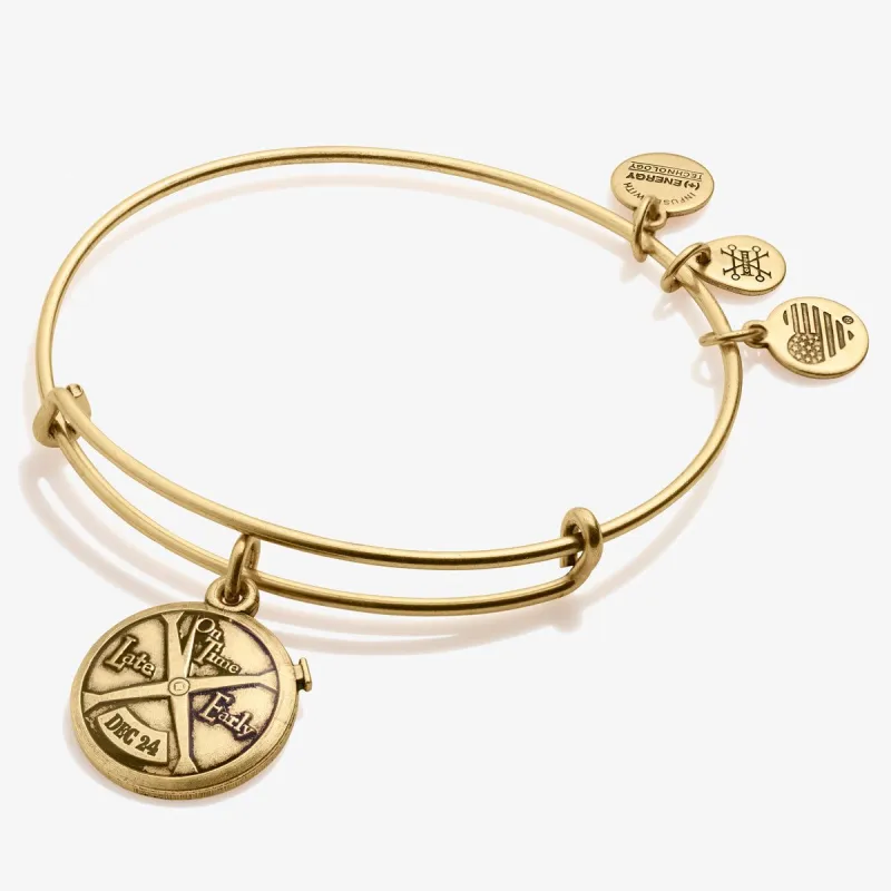 The Polar Express™ Pocket Watch Charm Bangle sold by Alex and Ani