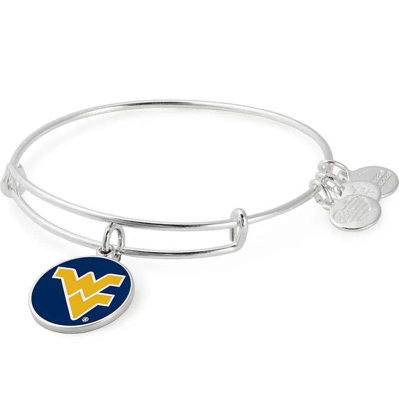 West Virginia University Logo Charm Bangle sold by Alex and Ani