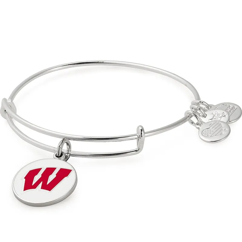 University of Wisconsin Logo Charm Bangle sold by Alex and Ani