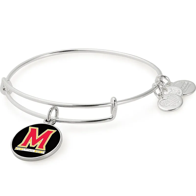 University of Maryland Logo Charm Bangle sold by Alex and Ani