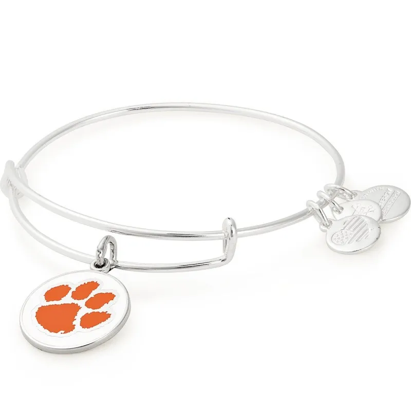 Clemson University Logo Charm Bangle sold by Alex and Ani