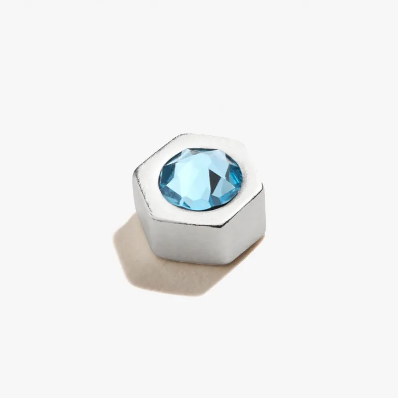 Aquamarine Birthstone Slider Charm, March sold by Alex and Ani