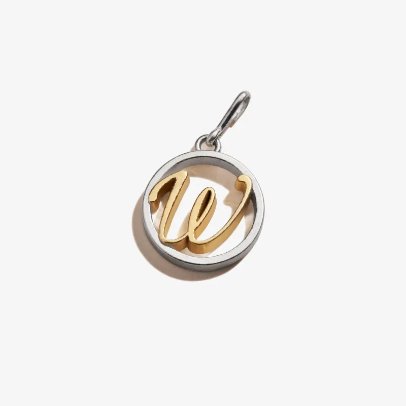 Initial W Charm, Two-Tone sold by Alex and Ani