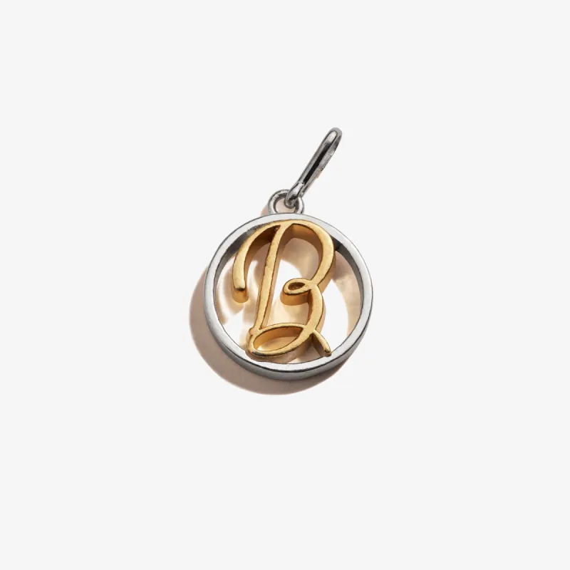 Initial B Charm, Two-Tone sold by Alex and Ani
