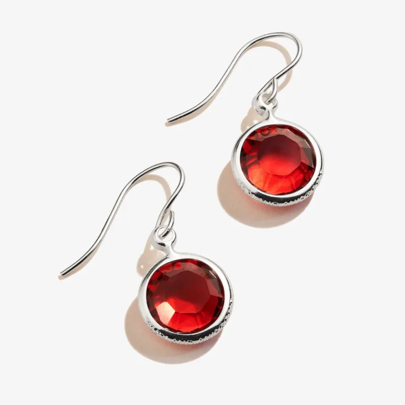 Scarlet Birthstone Earrings, January sold by Alex and Ani