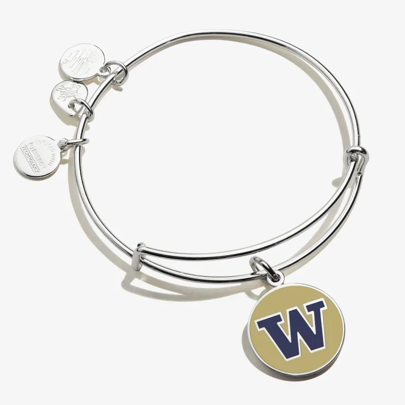 University of Washington Logo Charm Bangle sold by Alex and Ani