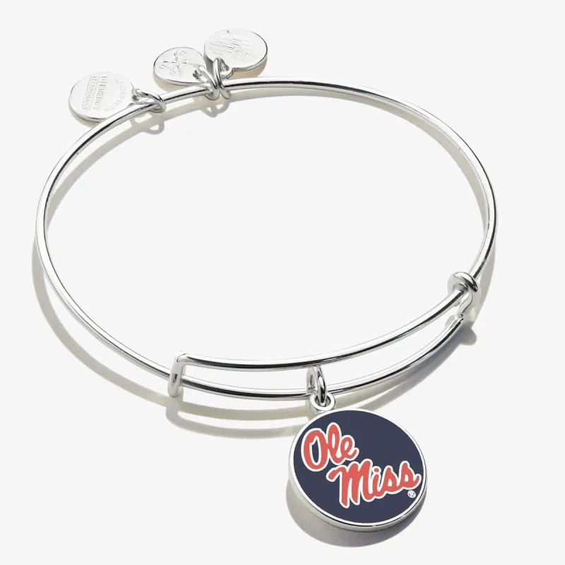 University of Mississippi Logo Charm Bangle sold by Alex and Ani