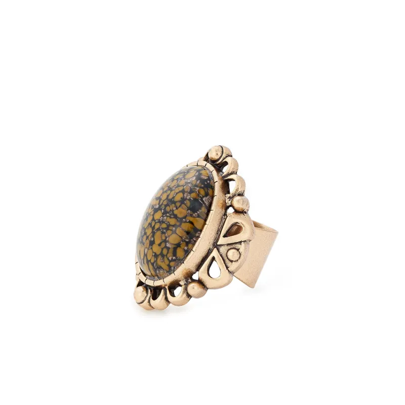Honey Matrix Cocktail Ring made by Alex and Ani