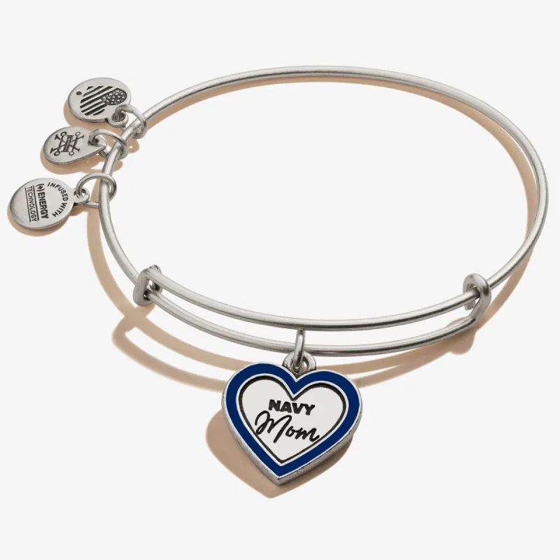 U.S. Navy Mom Charm Bangle made by Alex and Ani