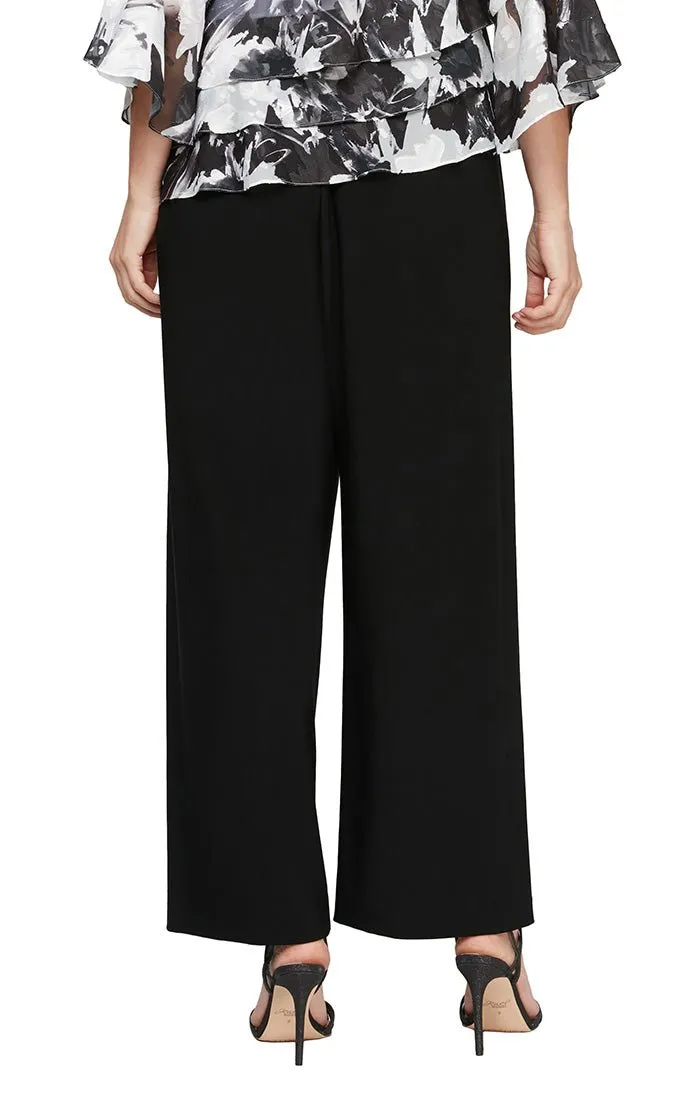 Petite Matte Jersey Straight Leg Long Pant sold by Alex Evenings product image thumbnail 2
