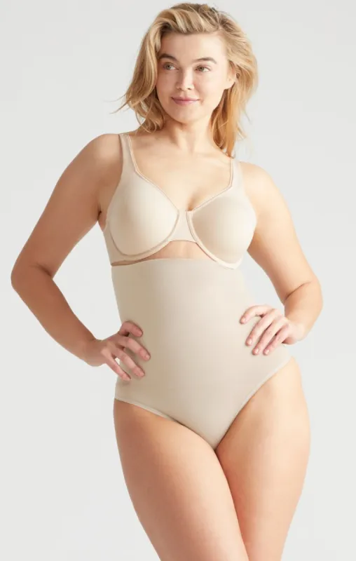 Seamless Solutions - High Waist Shaping Thong sold by Alex Evenings
