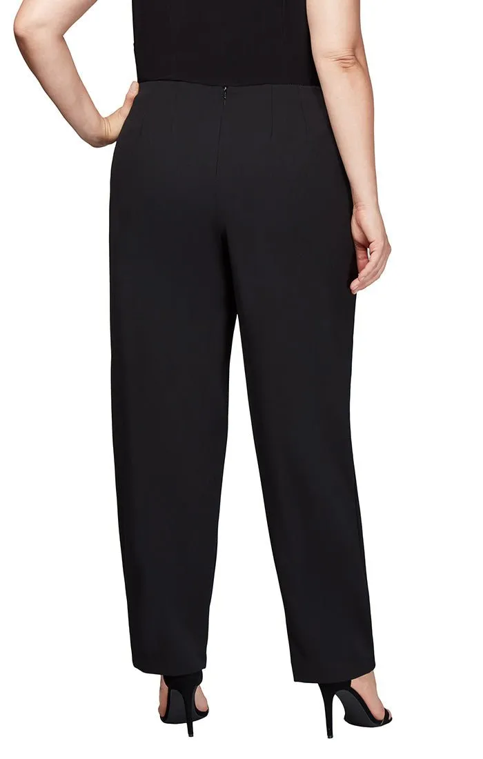 Plus Crepe Slim Leg Pant sold by Alex Evenings product image thumbnail 2