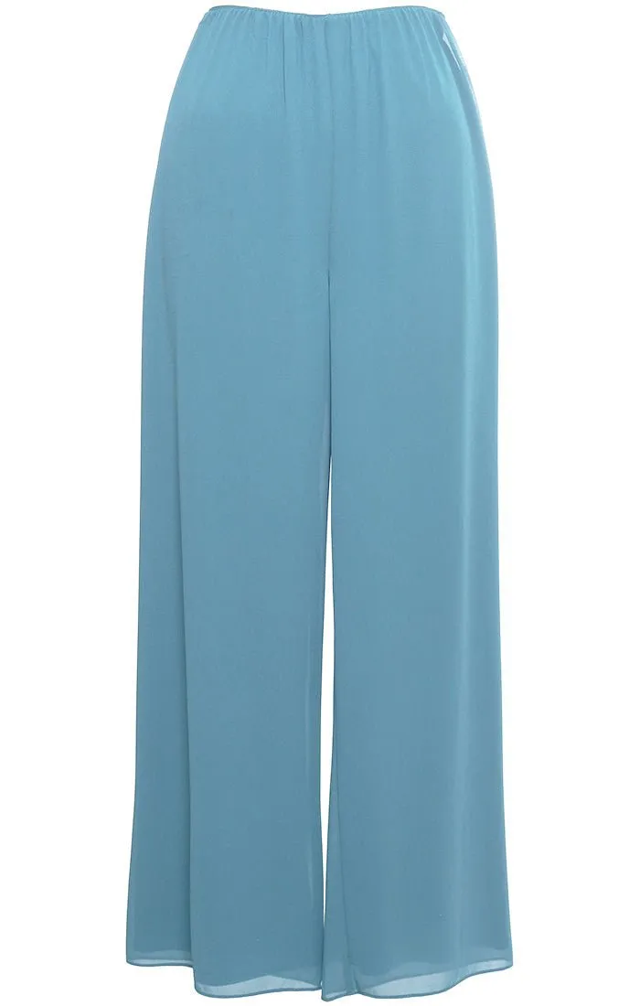 Petite Straight Leg Chiffon Pant sold by Alex Evenings product image thumbnail 2