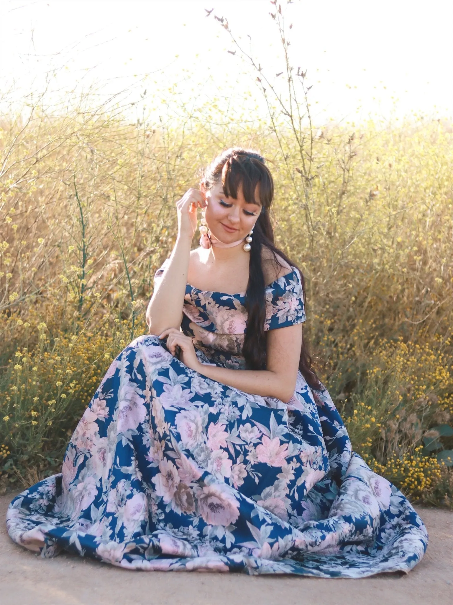 Regular - Serena Floral Ballgown sold by Alex Evenings product image thumbnail 3