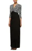 Petite Long Empire Waist Bolero Jacket Dress with Side Ruched Skirt sold by Alex Evenings