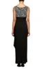 Petite Long Empire Waist Bolero Jacket Dress with Side Ruched Skirt sold by Alex Evenings