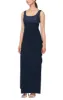 Petite Empire Waist Embroidered Jacket Dress sold by Alex Evenings