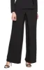 Wide Leg Crepe Pant with Skirt Panel Overlay sold by Alex Evenings