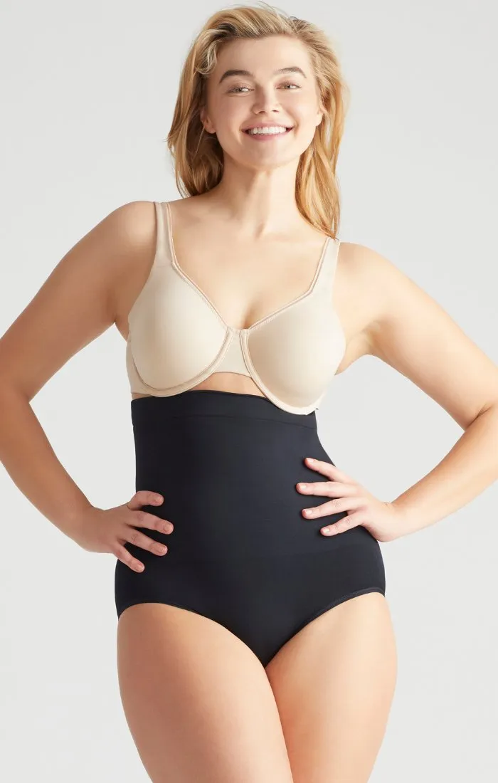 Seamless Solutions - High Waist Shaping Brief sold by Alex Evenings