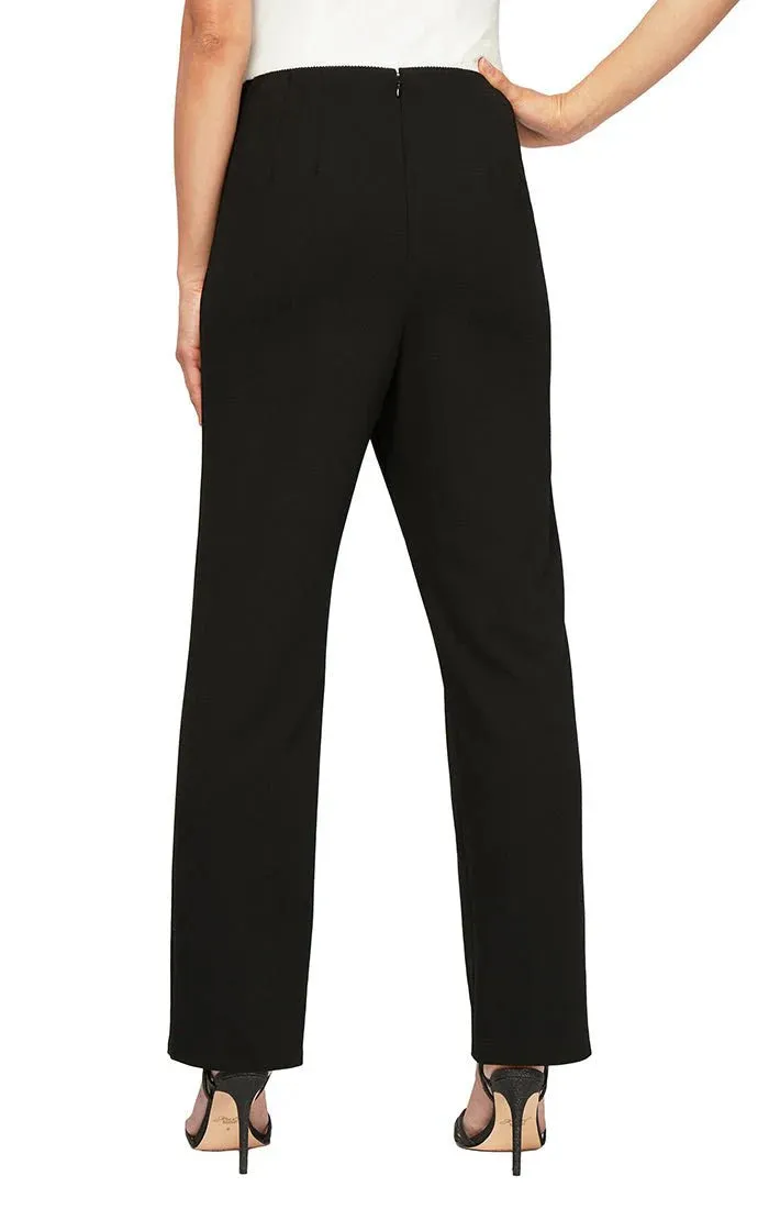 Pantsuit with Embroidered Tulle Twinset and Crepe Pant sold by Alex Evenings product image thumbnail 4