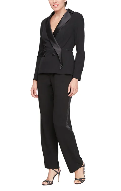 Two-Piece Tuxedo Pantsuit sold by Alex Evenings