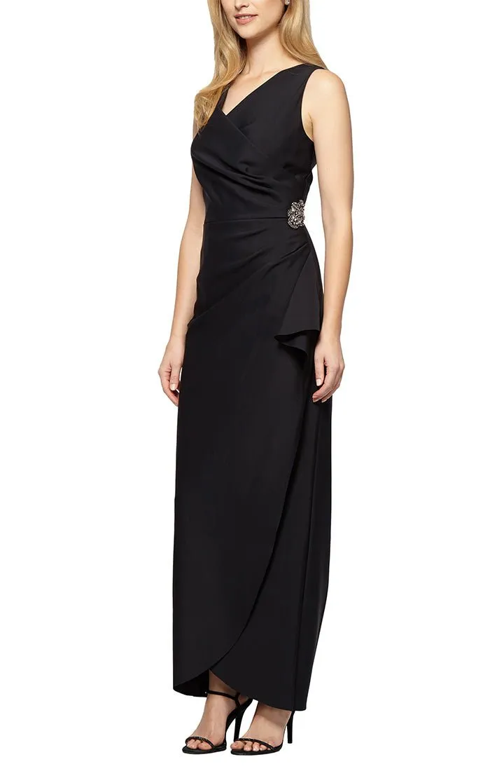 Petite - Ava Sleeveless Contour Gown sold by Alex Evenings product image thumbnail 5