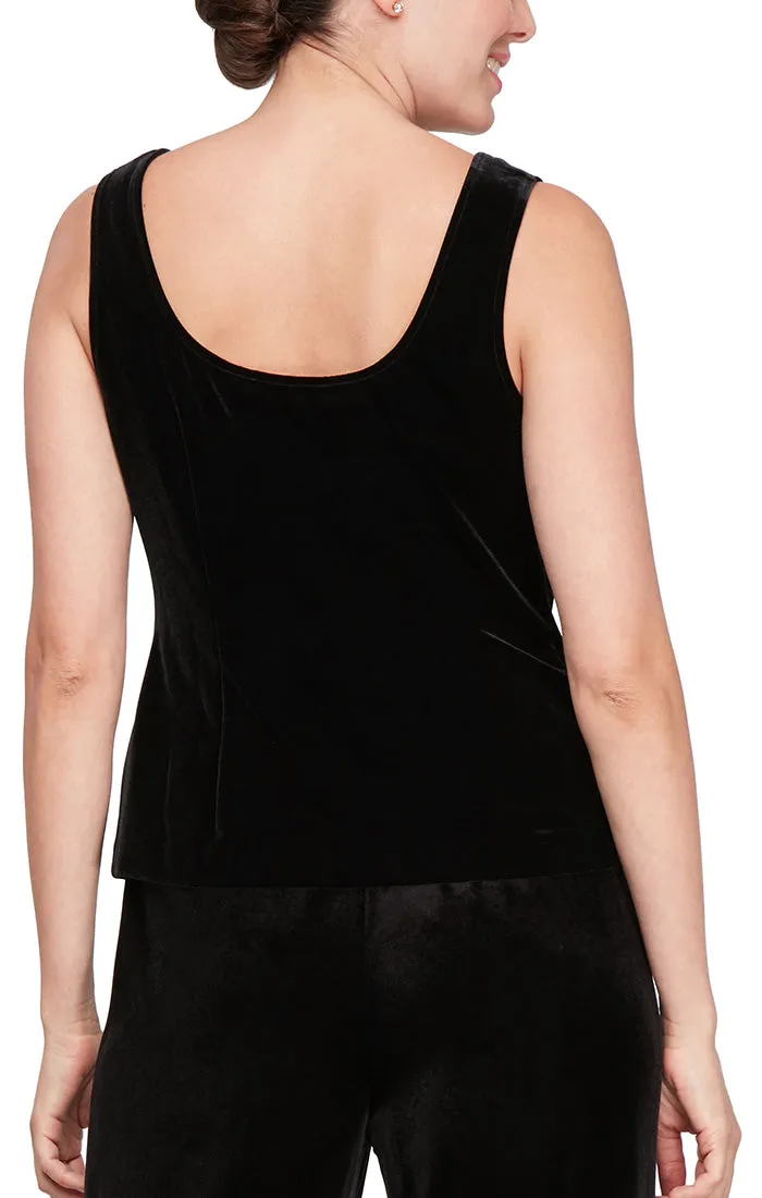 Three-Piece Velvet Pantsuit sold by Alex Evenings product image thumbnail 4