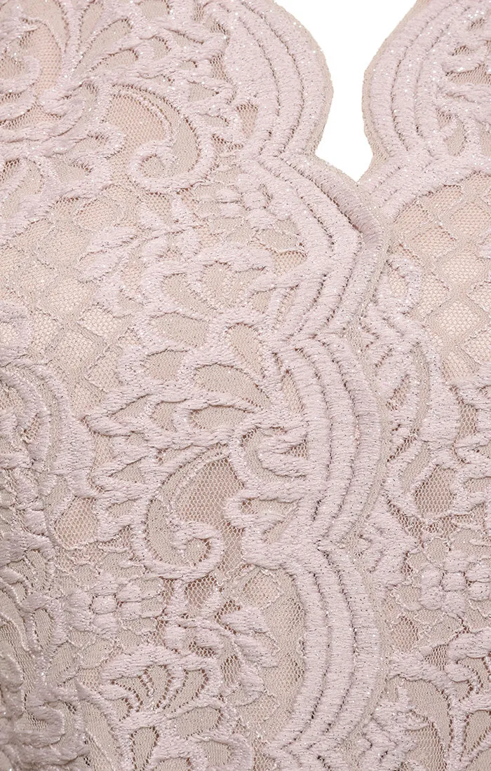 Plus - Blouse with Scallop Front Detail and Tie Belt sold by Alex Evenings product image thumbnail 3